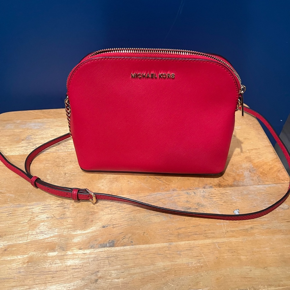 Michael Kors Vibrant Red Crossbody Bag